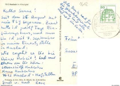 Haslach Kinzigtal Fliegeraufnahme