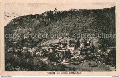 Honau Lichtenstein mit Schloss Lichtenstein