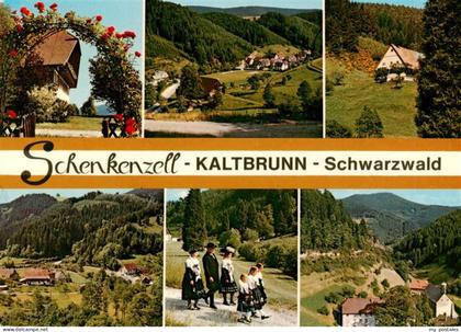Kaltbrunn Schenkenzell Schwarzwaldhaus Teilansichten Panorama Trachten