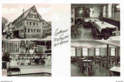 Kuppingen Herrenberg Boeblingen BW Gasthaus Metzgerei zur Sonne Verkaufstheke Ga