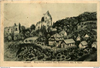 Landeck - Burg Kaffe Landeck - Bahnpost