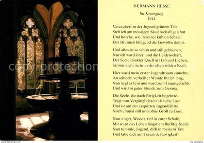 Maulbronn Zisterzienserkloster Brunnen Hesse-Gedicht