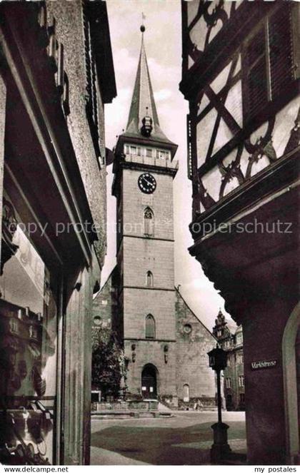 oehringen  Hohenlohe Blick zur Stiftskirche