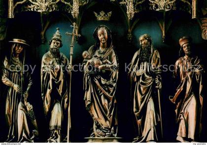 oehringen Hohenlohe Stiftskirche Hochaltar Figuren