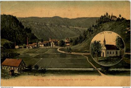 Schelklingen - Urspring - Künstler-AK Eugen Felle