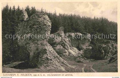 Steinheim Albuch Felsenmeer Wental