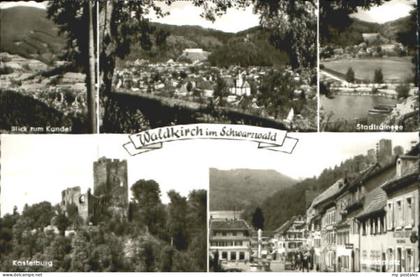 Waldkirch Breisgau Waldkirch Burg See Platz x 1951