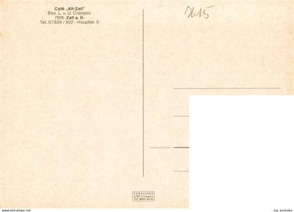 Zell Harmersbach Cafe Alt Zell Gaststube