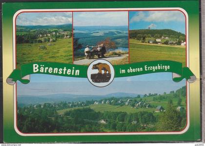 BÄRENSTEIN  im oberen Erzgebirge - MBK - gelaufen 1995 ( AK 6956 )
