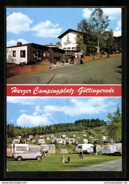 AK Göttingerode, Szenen auf dem Campingplatz
