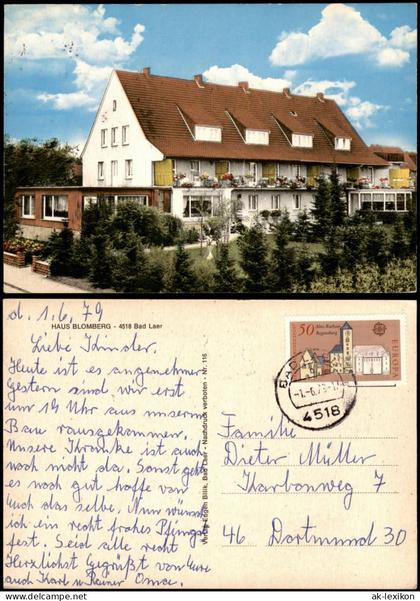 Ansichtskarte Bad Laer Haus Blomberg (Außenansicht) 1979