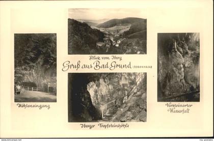 Bad Grund Bad Grund Harz Iberger Tropfsteinhoehle Versteinerter Wasserfall