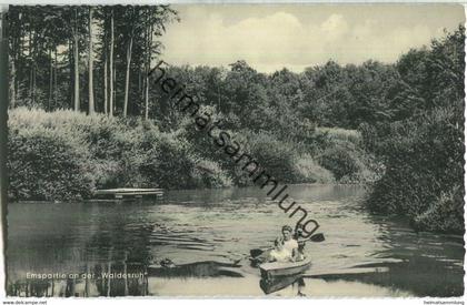 Camping-Platz und Kanu-Station Waldesruh Emsdetten - Inhaber Alb. Bisping - Verlag Schöning & Co. Lübeck