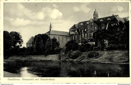 CPA Haselünne im Emsland, Hasepartie, Krankenhaus