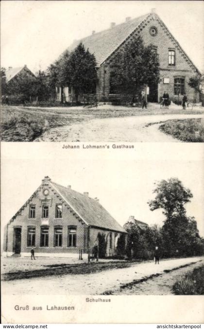 CPA Lahausen Weyhe Niedersachsen, Gasthof, Schule