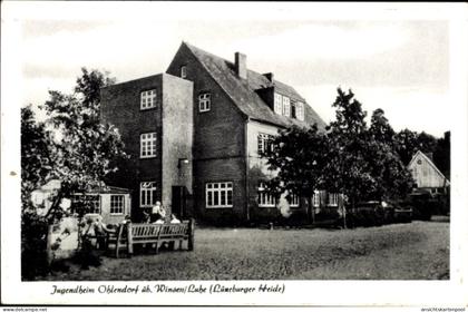 CPA Ohlendorf Seevetal Niedersachsen, Jugendheim, Außenansicht, Kinder, Bank