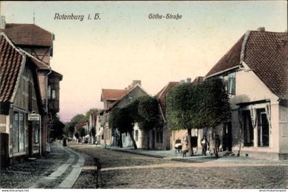 CPA Rotenburg in Hannover Rotenburg an der Wümme, Goethe Straße