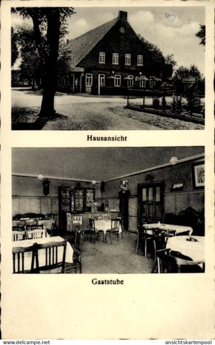 CPA Seckenhausen Stuhr in Niedersachsen, Dietrich Meyer Kreuzmeyer, Hausansicht, Gaststube