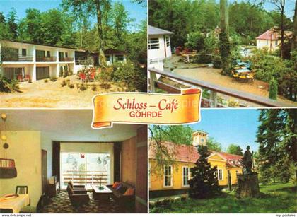 Goehrde Luechow-Dannenberg Niedersachsen Schloss Cafe Gaststube Park