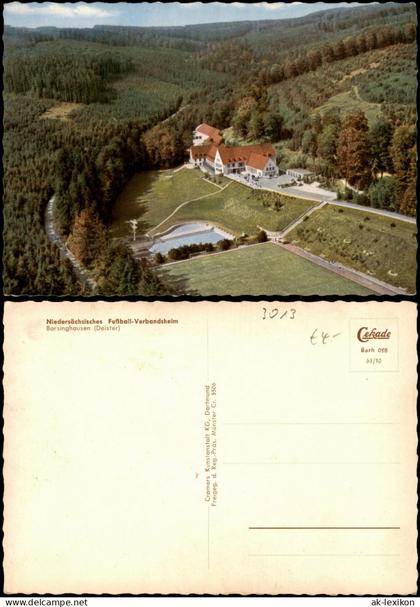 Ansichtskarte Barsinghausen Luftaufnahme Luftbild 1963