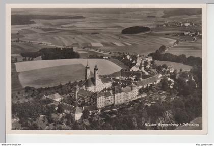 (107316) Foto AK Kloster Roggenburg, Fliegeraufnahme, 1933-45