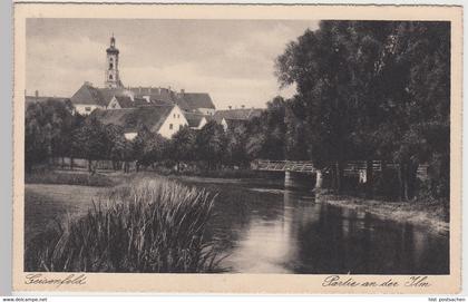(107386) AK Geisenfeld, Partie an der Ilm, vor 1945