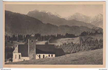 (26420) AK Oy-Mittelberg, Oberallgäu, Kirche Mittelberg, vor 1945