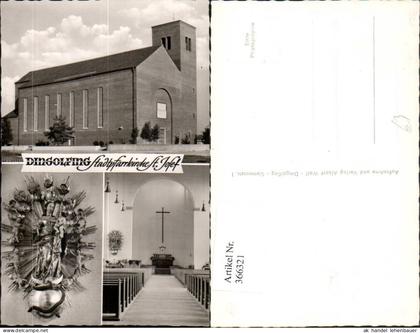 366321,Dingolfing Stadtpfarrkirche Kirche St. Josef Mehrbildkarte