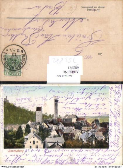 752843 Ravensburg 1912 gel Markdorf