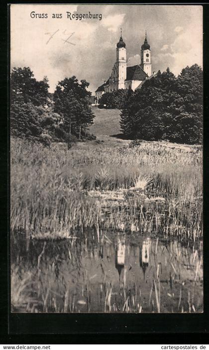AK Roggenburg, Kloster mit Umgebung