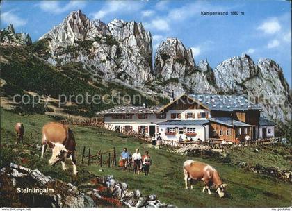 Aschau Chiemgau Steinlingalm Kuehe Kampenwand Chiemgauer Alpen