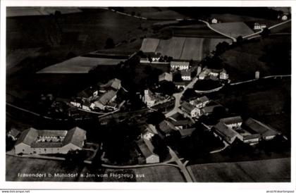 CPA Frauendorf Mühldorf am Inn Oberbayern, Fliegeraufnahme