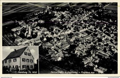 CPA Gaimersheim in Oberbayern, Luftaufnahme von Handlung Th. Wild,