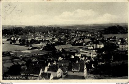 CPA Mainburg im Hallertau Niederbayern, Totalansicht, Landschaft, Häuser, Deutsche