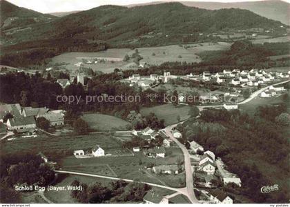Egg Allgaeu Bayern Fliegeraufnahme Schloss Egg