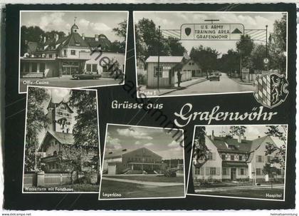 Grafenwöhr - Wasserturm - Hospital - Lagerkino - Verlag Erich Spahn Grafenwöhr - gel. 1965