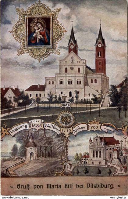 Gruss von Maria Hilf bei Vilsbiburg