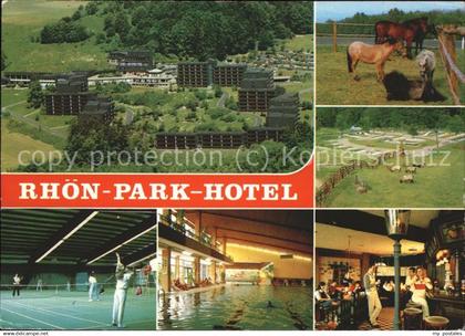 Hausen Rhoen Rhoen Park Hotel Pferdekoppel Tennishalle Schwimmbad Gastraum