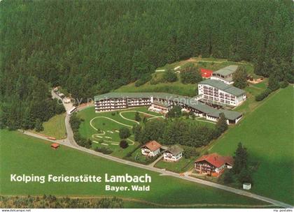 Lambach Lam Bayerischer Wald Bayern Kolping Ferienstaette Lambach Fliegeraufnahm