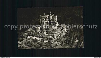 Lauenstein Oberfranken Burghotel Lauenstein Fliegeraufnahme
