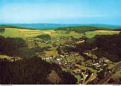 Lauenstein Oberfranken Ludwigsstadt Bayern Burghotel Lauenstein Fliegeraufnahme