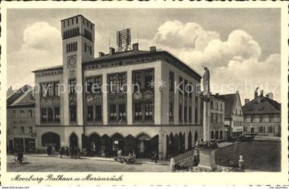 Moosburg Isar Rathaus Mariensaeule