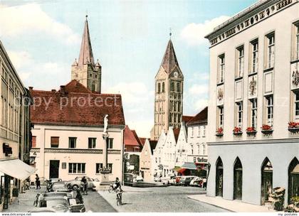 Moosburg Isar Stadtplatz Kirchen