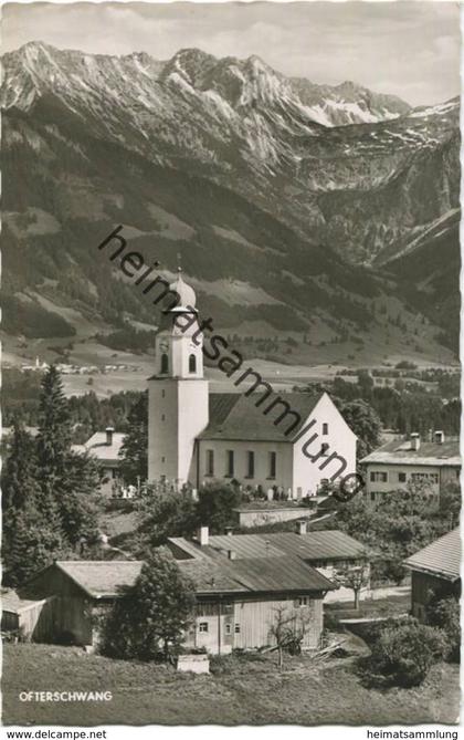 Ofterschwang - Foto-AK - Verlag Franz Milz Füssen gel. 1962