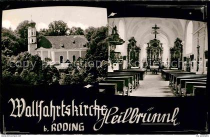 Roding Regen Wallfahrtskirche Heilbruennl mit Raststaette