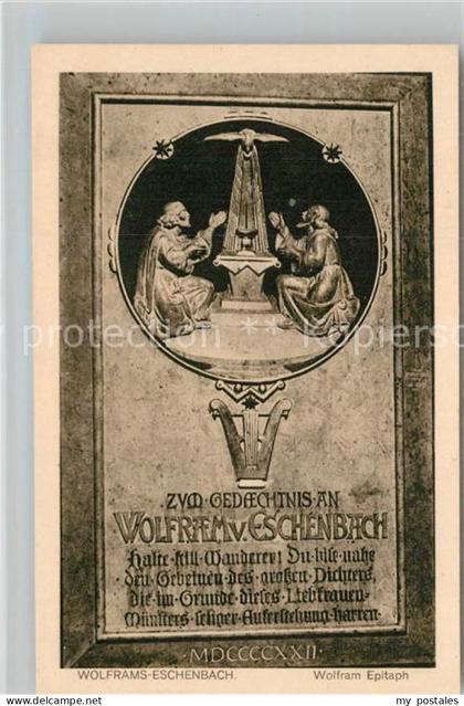 Wolframs-Eschenbach Gedenkkarte