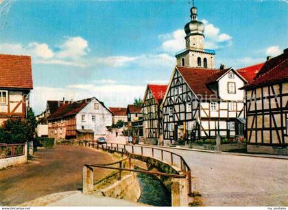 Bebra Fachwerk Kirche an der Bebra