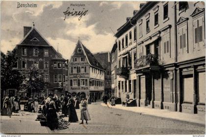 Bensheim - Marktplatz - Esperanto
