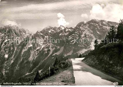 Berchtesgaden Rossfeld Ringstrasse mit Goellgruppe
