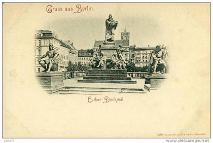 ALLEMAGNE - Gruss aus Berlin - Luther Denkmal - Protestantisme Religion